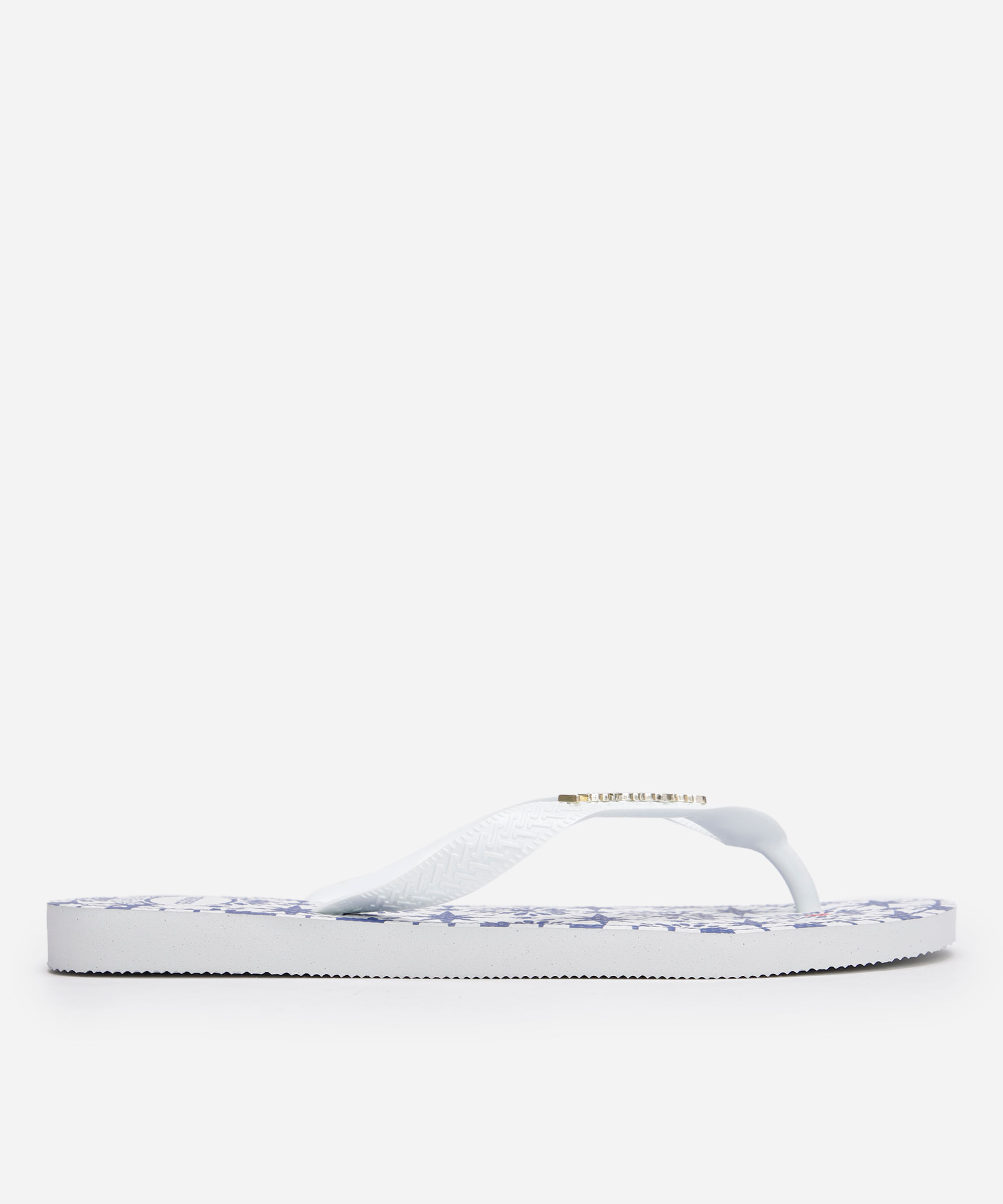 chinelo havaianas ginga estampado branco