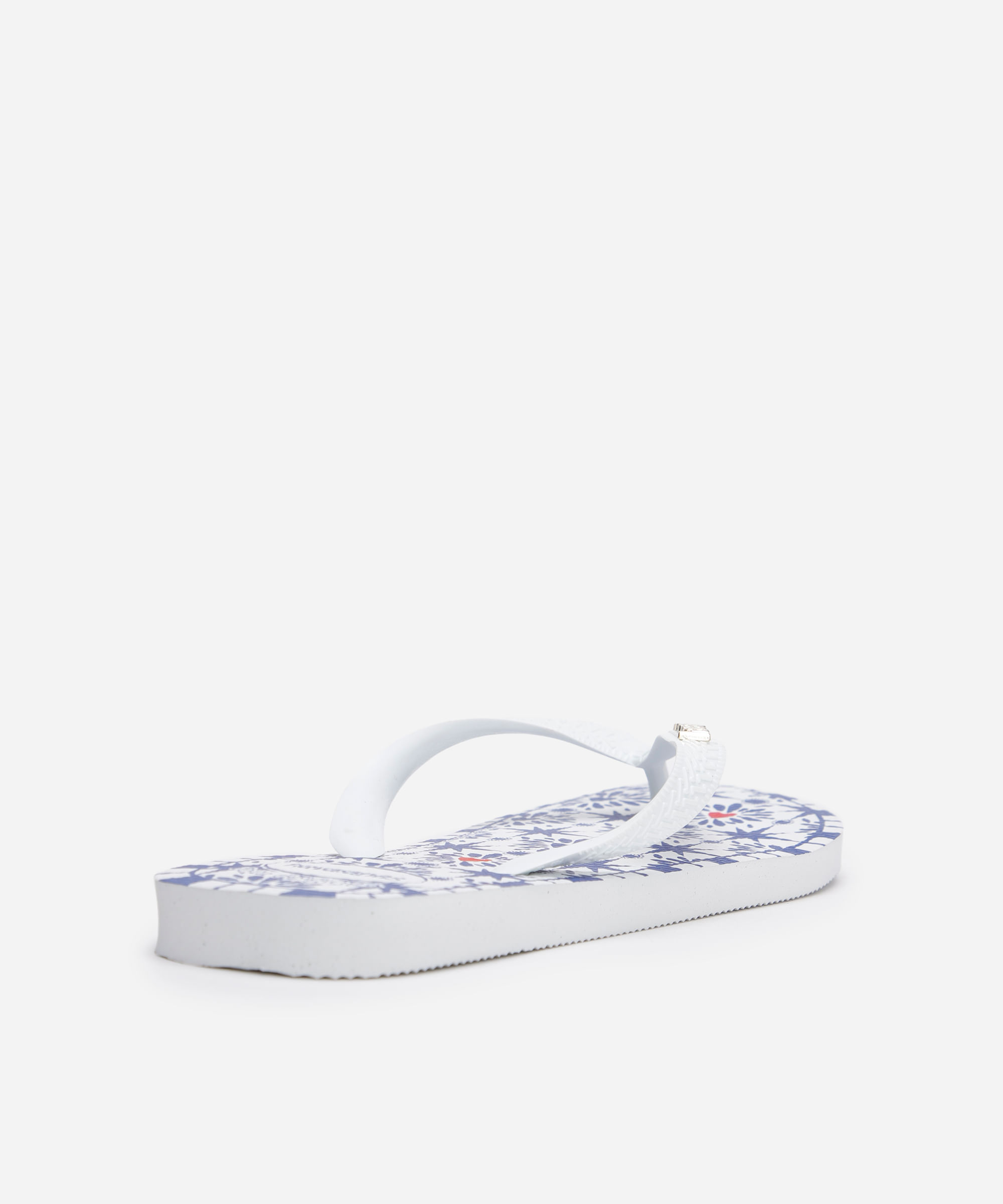 chinelo havaianas ginga estampado branco