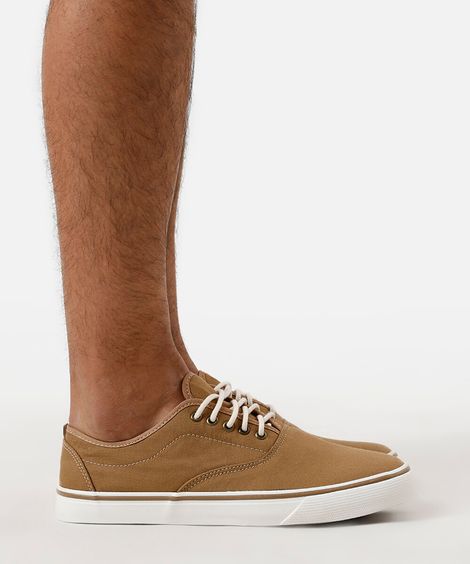 tênis masculino com frizo oneself bege