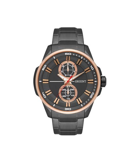relógio masculino orient cronógrafo mtssm014 g1gx preto