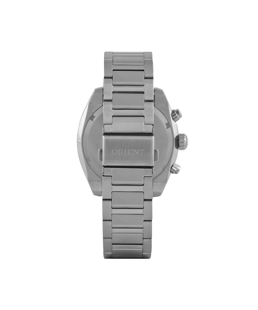 relógio masculino orient cronógrafo mbssc286 g1sx prateado