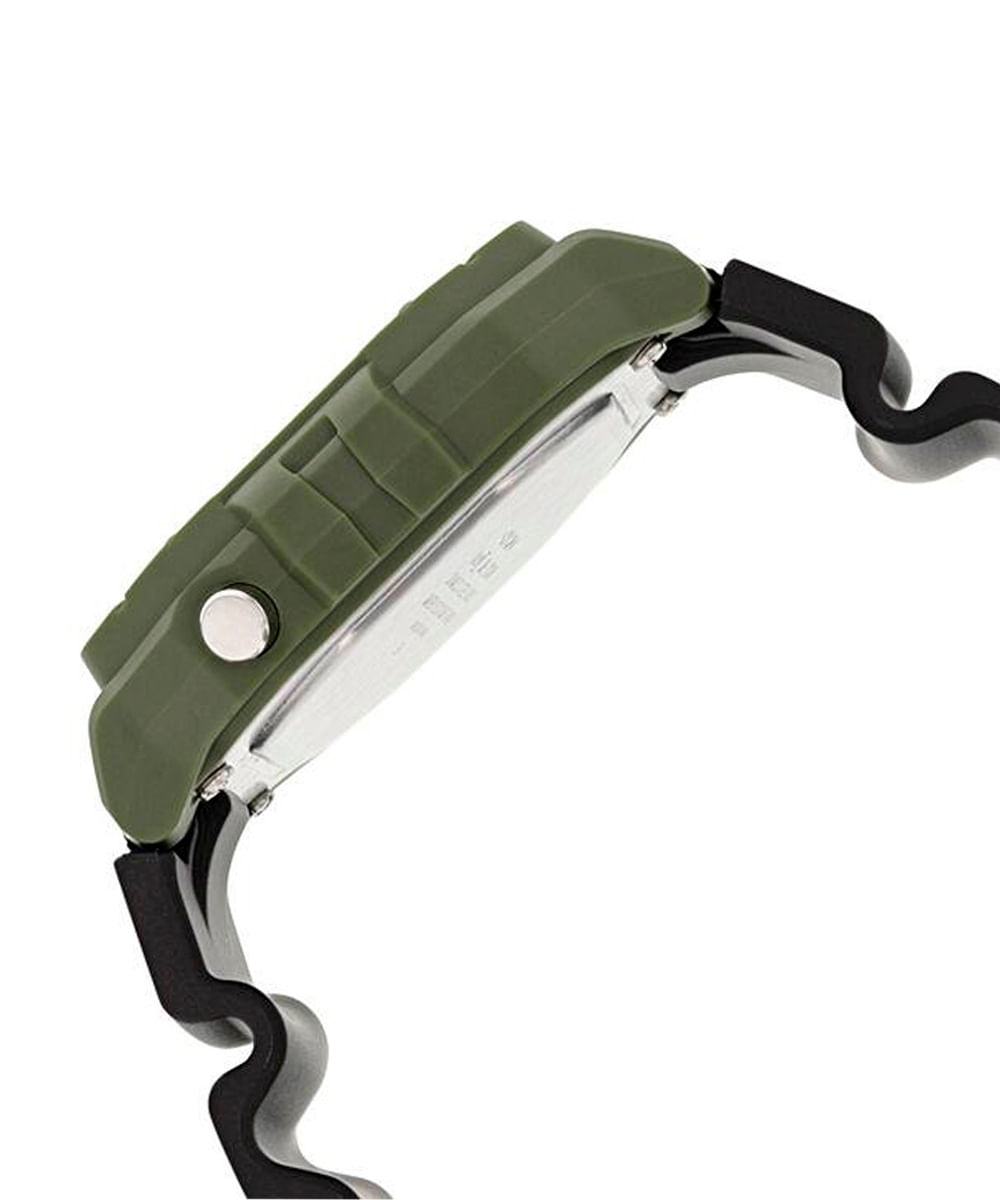 relógio masculino casio digital w 218h 3avdf verde