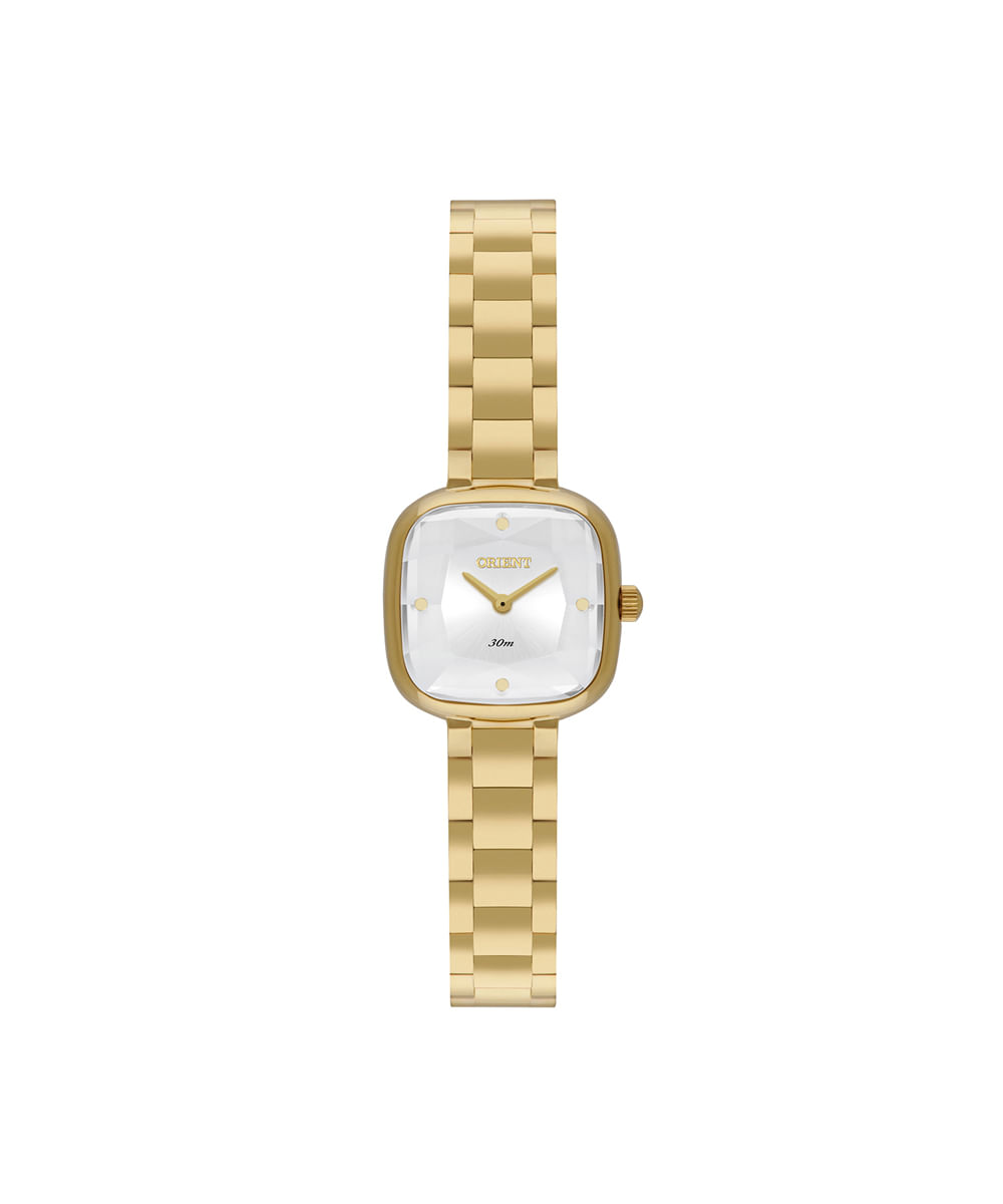 relógio feminino orient analógico lgss0063 s1kx dourado