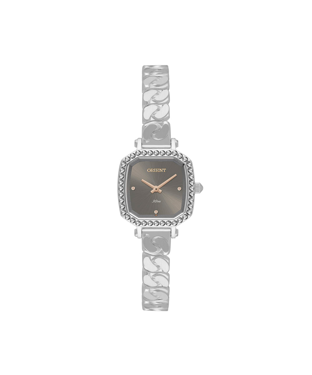 relógio feminino orient analógico lbss0086 g1sx prateado
