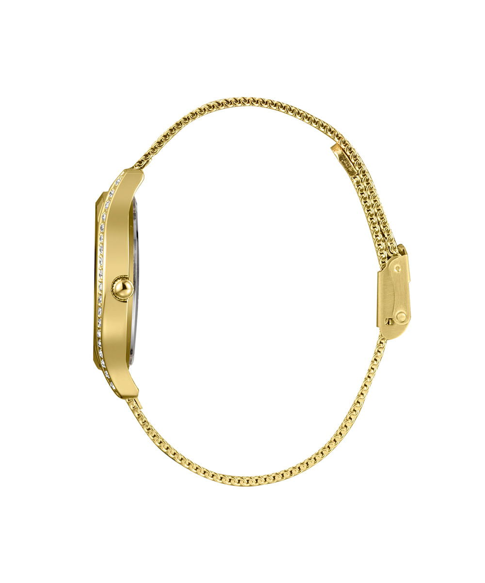 kit relógio feminino lince analógico lrgm059l36 kad5c1kx dourado