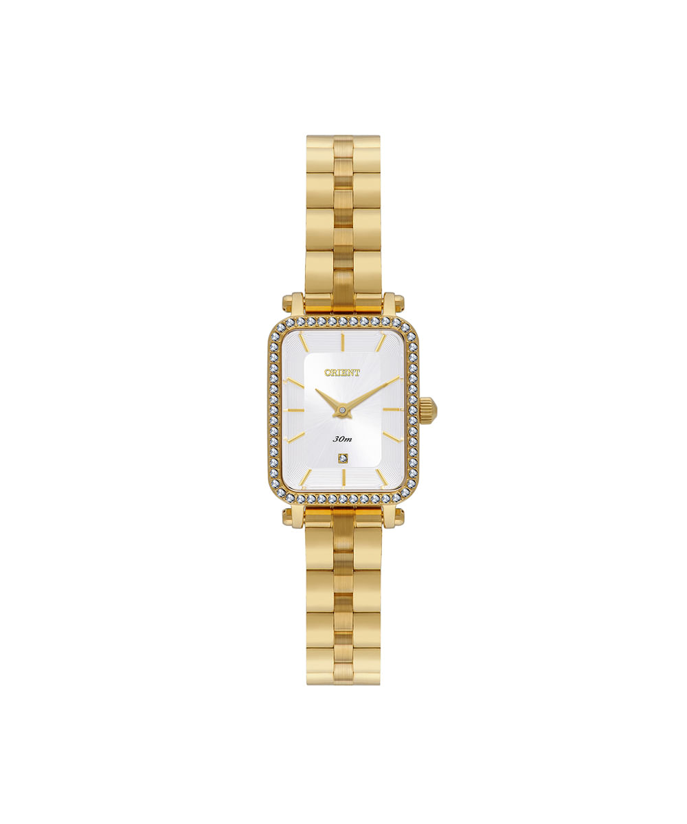 relógio feminino orient analógico lgss0066 s1kx dourado