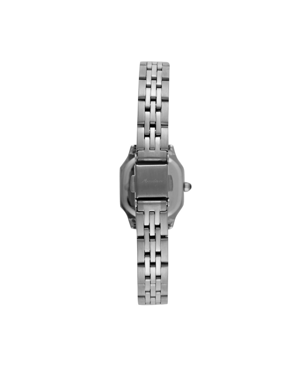kit relógio feminino mondaine analógico 32820l0mvne2kc prateado