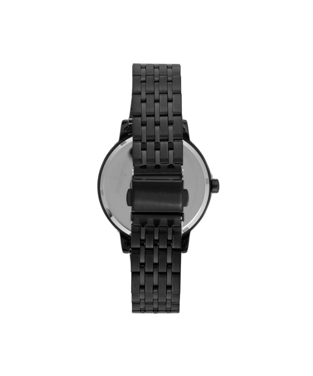 kit relógio feminino mondaine analógico 32666lpmvpe2kb preto
