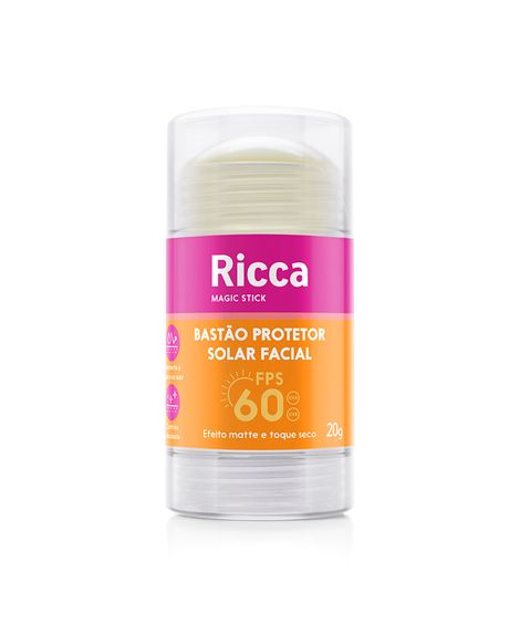 bastão facial ricca protetor solar fps60