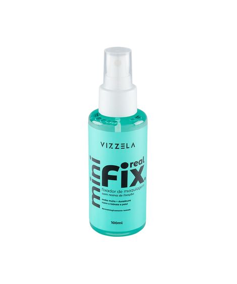 mini fixador vizzela para maquiagem real fix 100ml