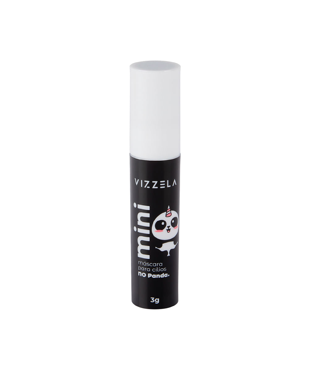 mini máscara vizzela de cílios preta 3g