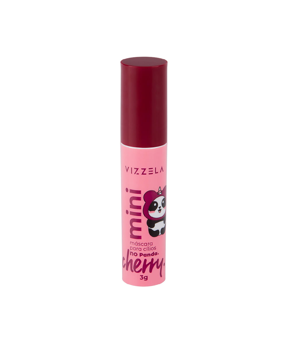 mini máscara vizzela de cílios cherry 3g vinho