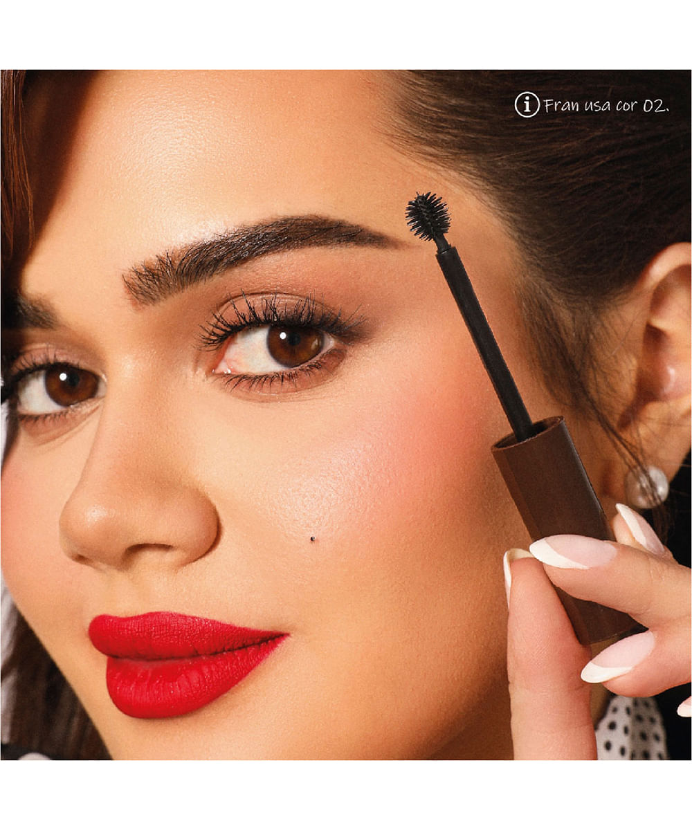 máscara fran by franciny ehlke para sobrancelhas escura eyebrows
