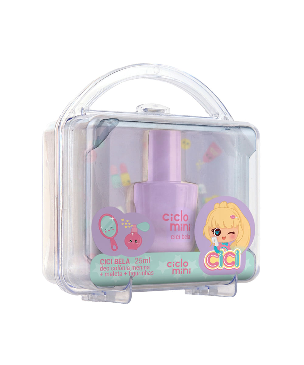 estojo ciclo mini maleta bela 25ml