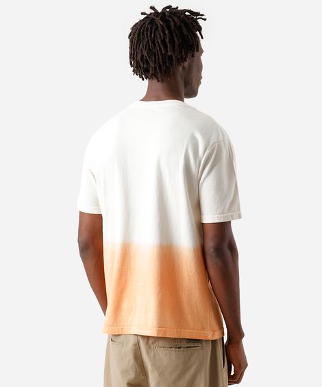 camiseta masculina de algodão degradê tropical soul off white