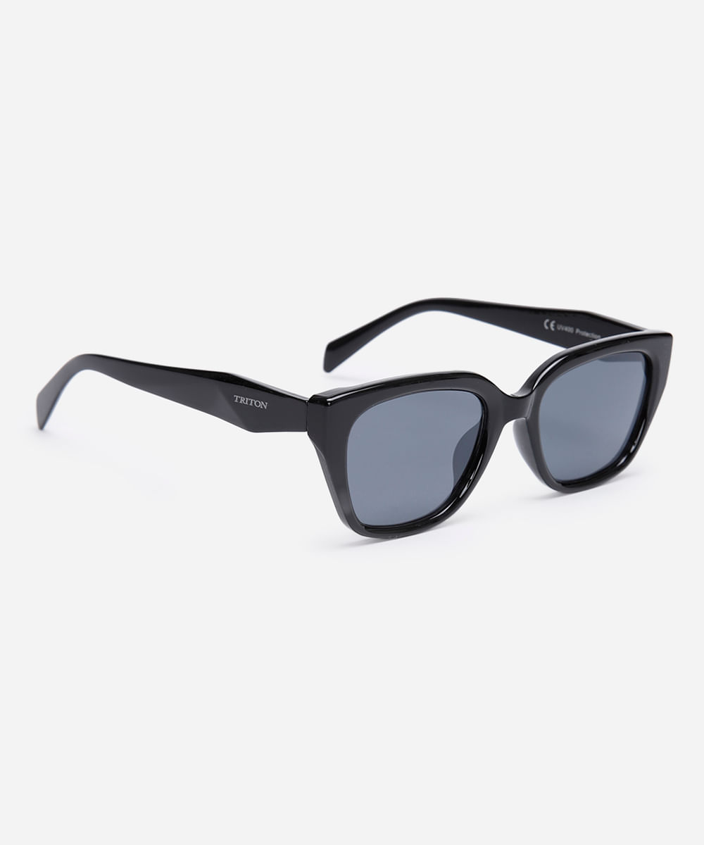 óculos de sol quadrado triton preto