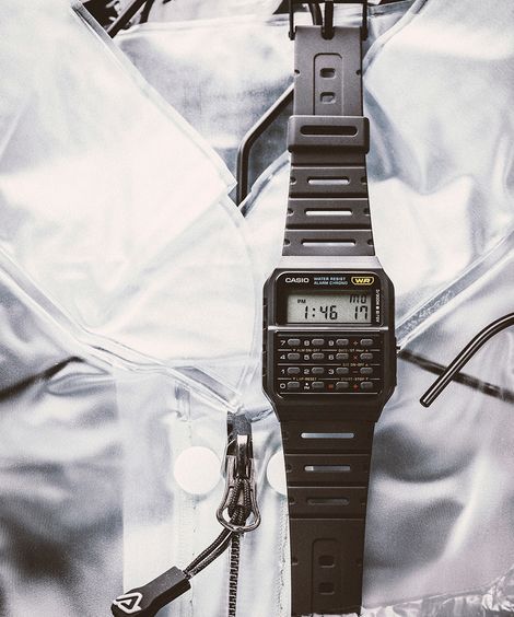 relógio masculino casio digital ca 53w 1z preto