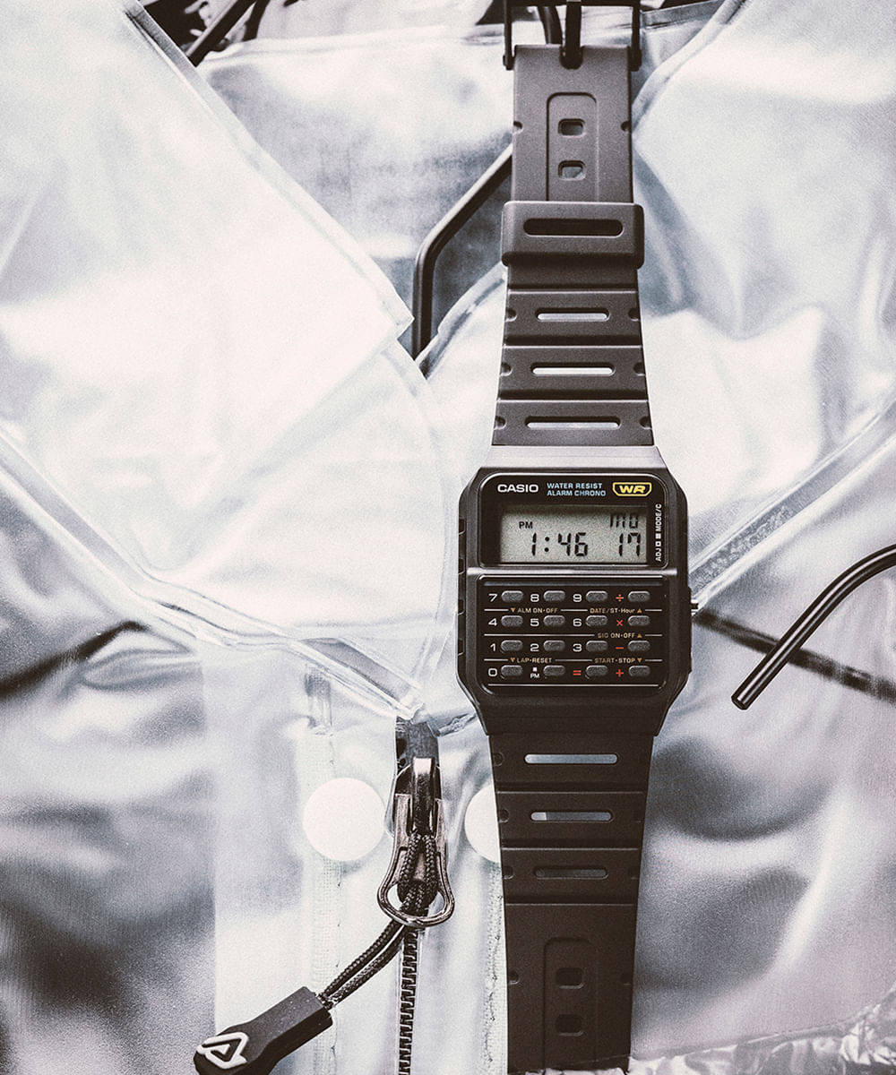 relógio masculino casio digital ca 53w 1z preto