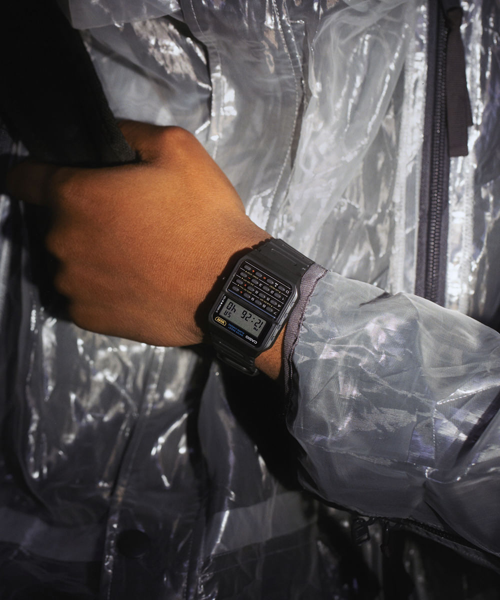 relógio masculino casio digital ca 53w 1z preto