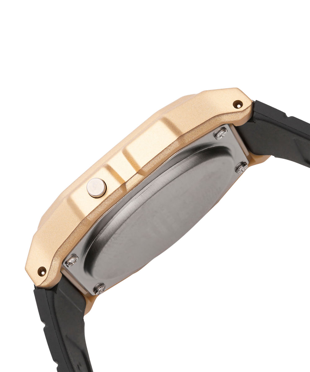 relógio masculino casio digital f 91wm 9adf dourado
