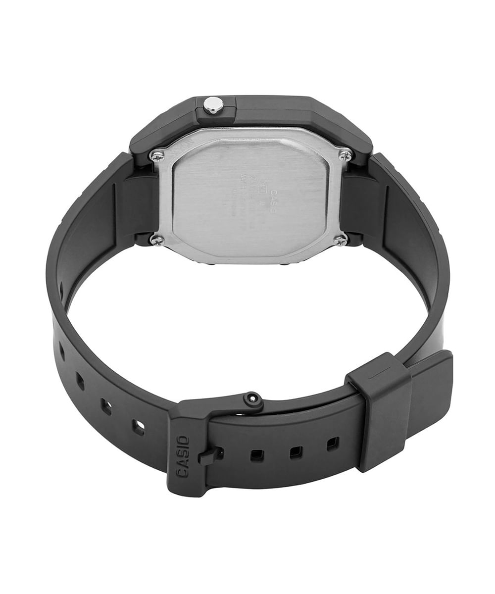 relógio masculino casio digital w 217h 1avdf preto