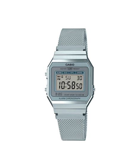 relógio masculino casio digital a700wm 7adf prateado