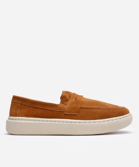 tênis slip on texturizado oneself - caramelo