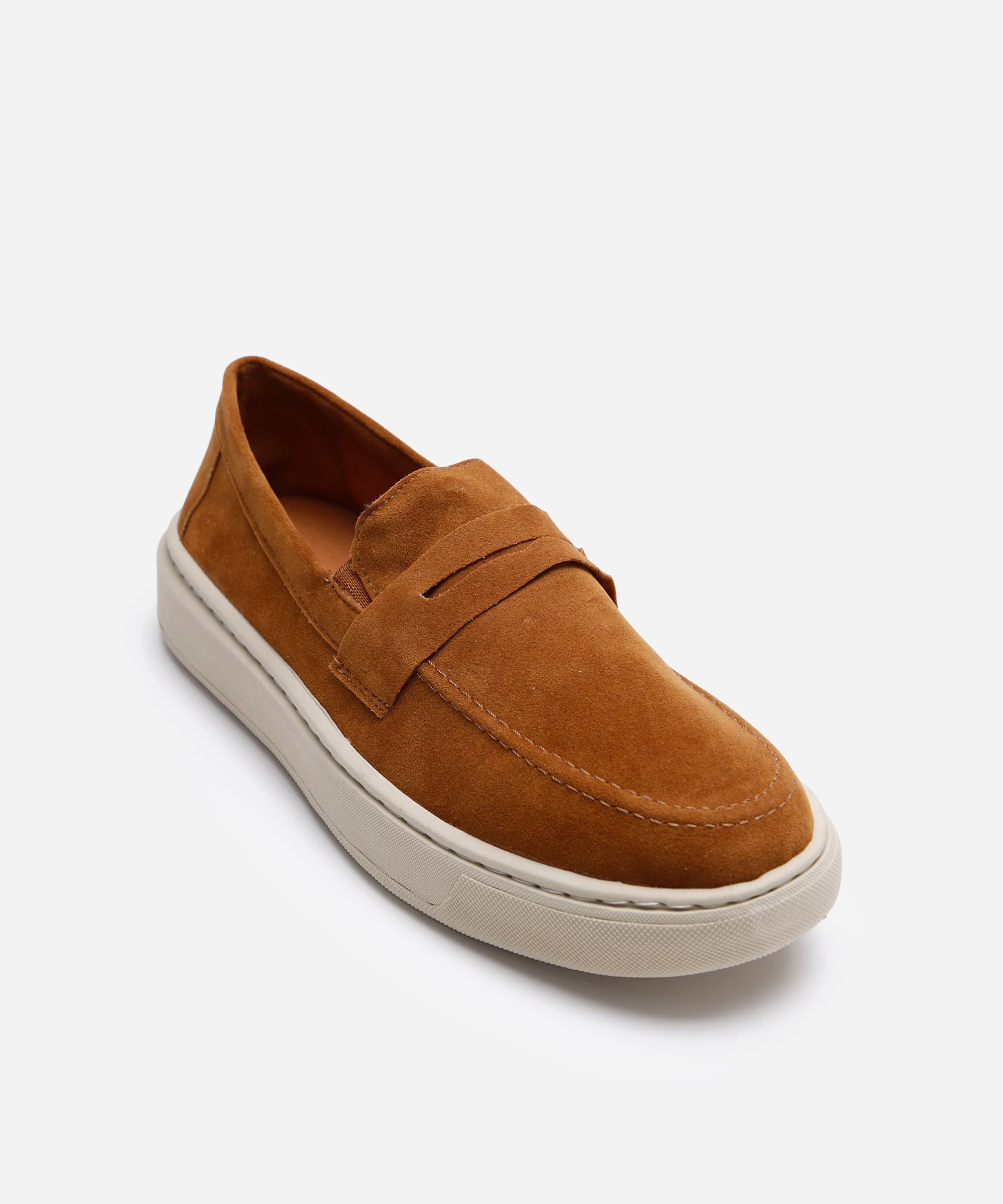 tênis slip on texturizado oneself - caramelo