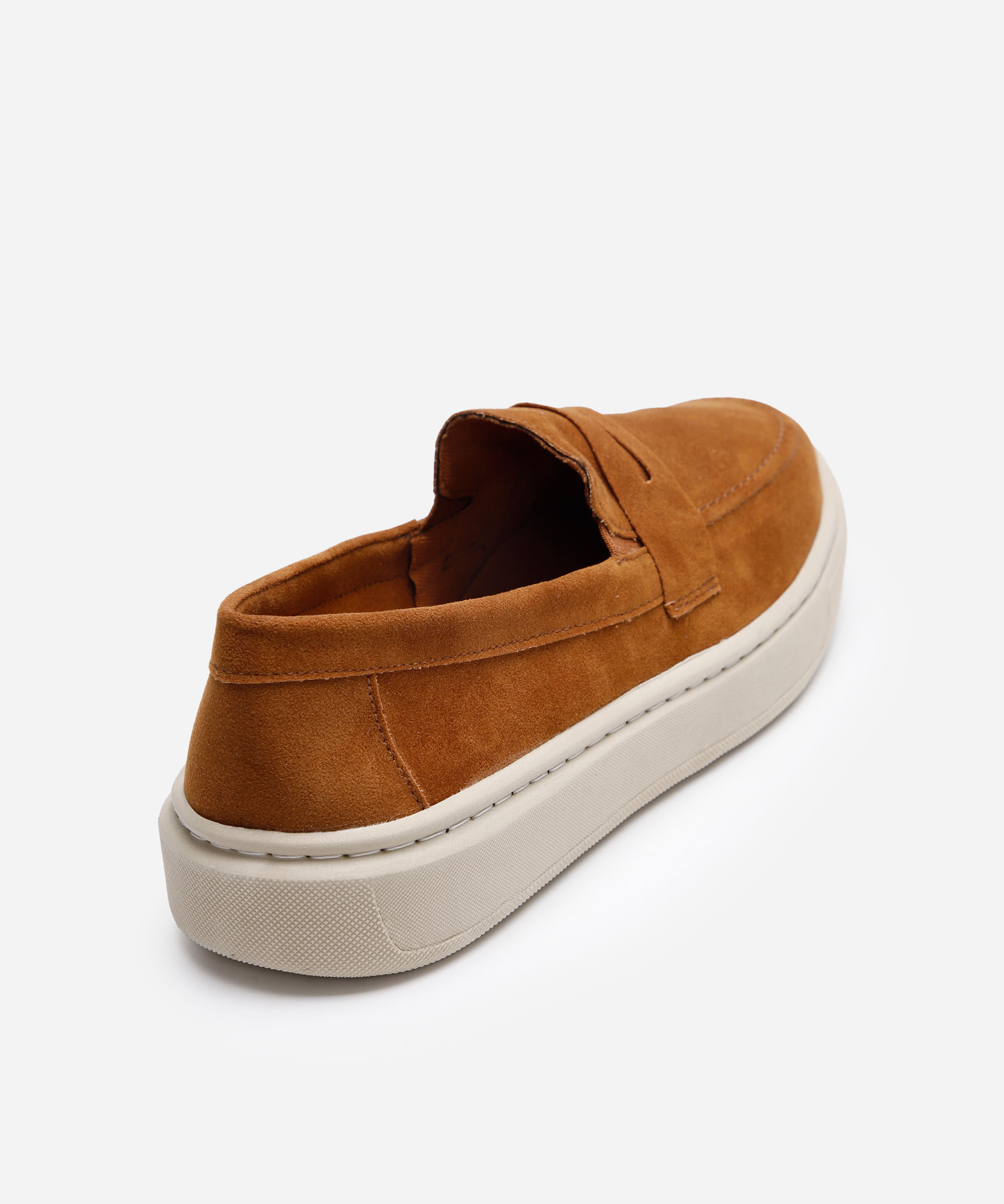 tênis slip on texturizado oneself - caramelo
