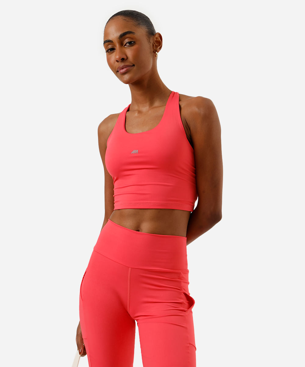 bermuda running feminina esportiva com bolsos e refletivos rosa