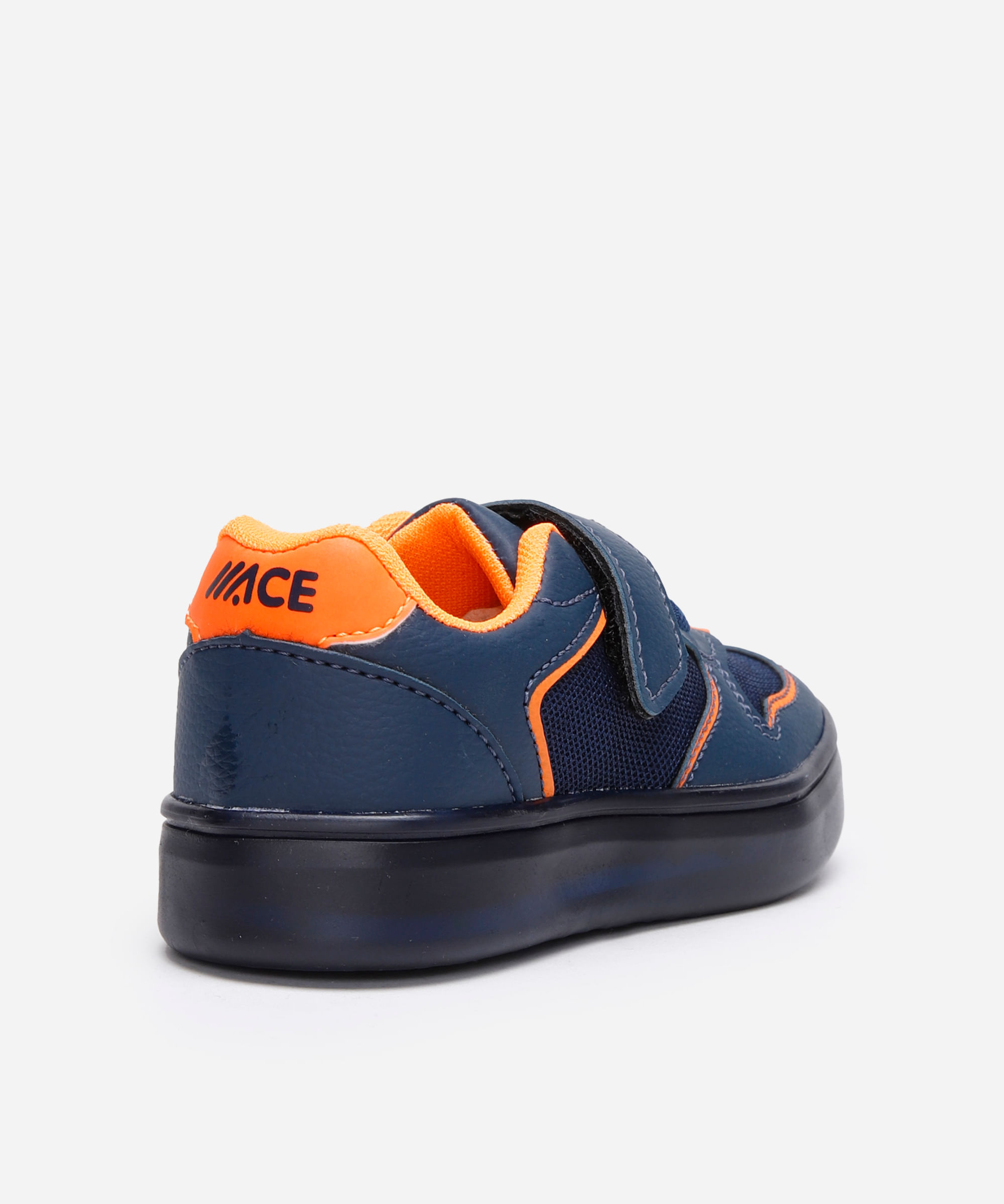 tênis infantil com velcro e luz azul