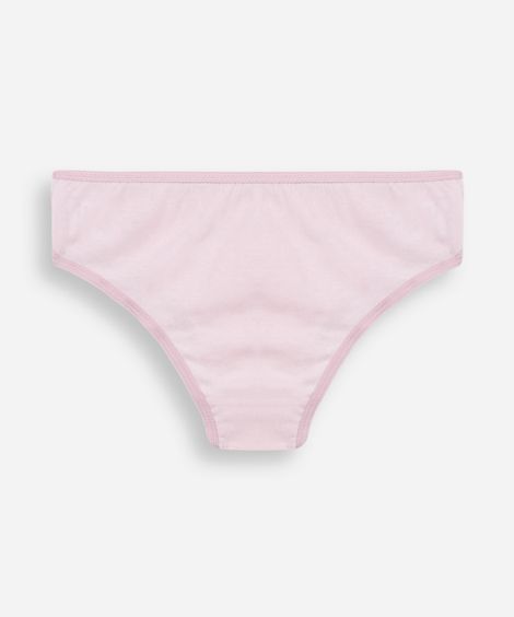 kit de 7 calcinhas infantis de algodão colorido