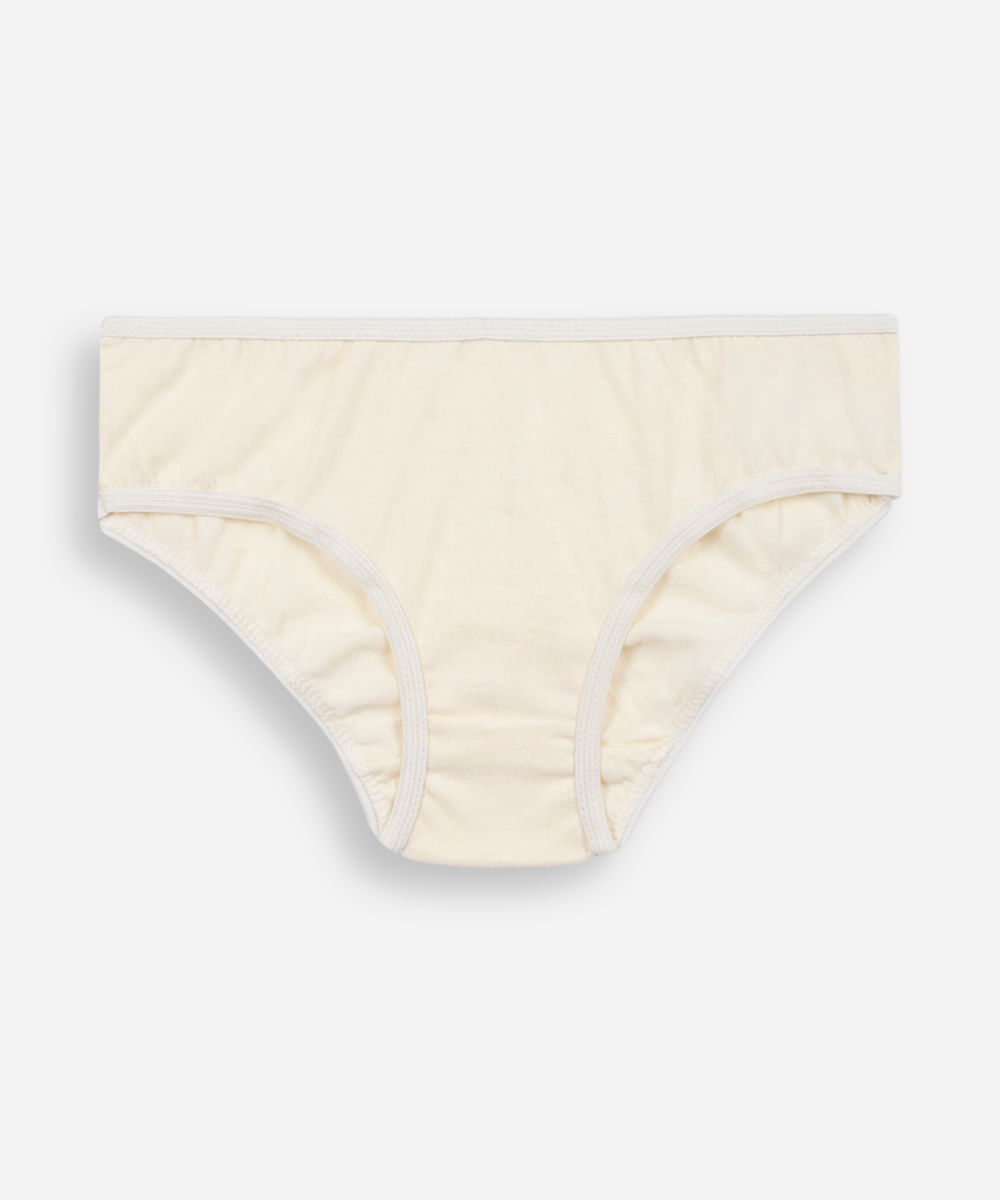 kit de 7 calcinhas infantis de algodão colorido