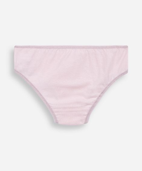 kit de 5 calcinhas infantis de algodão minnie colorido