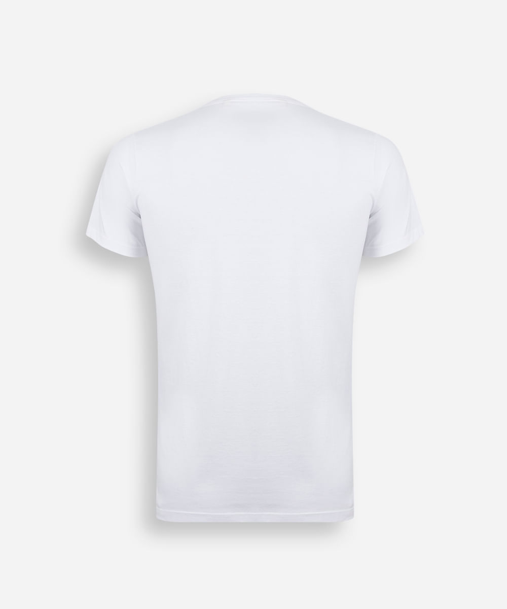 camiseta juvenil de algodão one piece off white