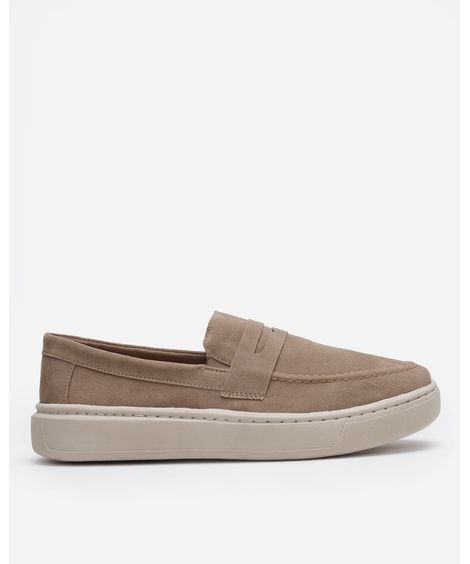 tênis slip on texturizado oneself - bege