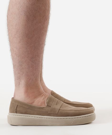 tênis slip on texturizado oneself - bege