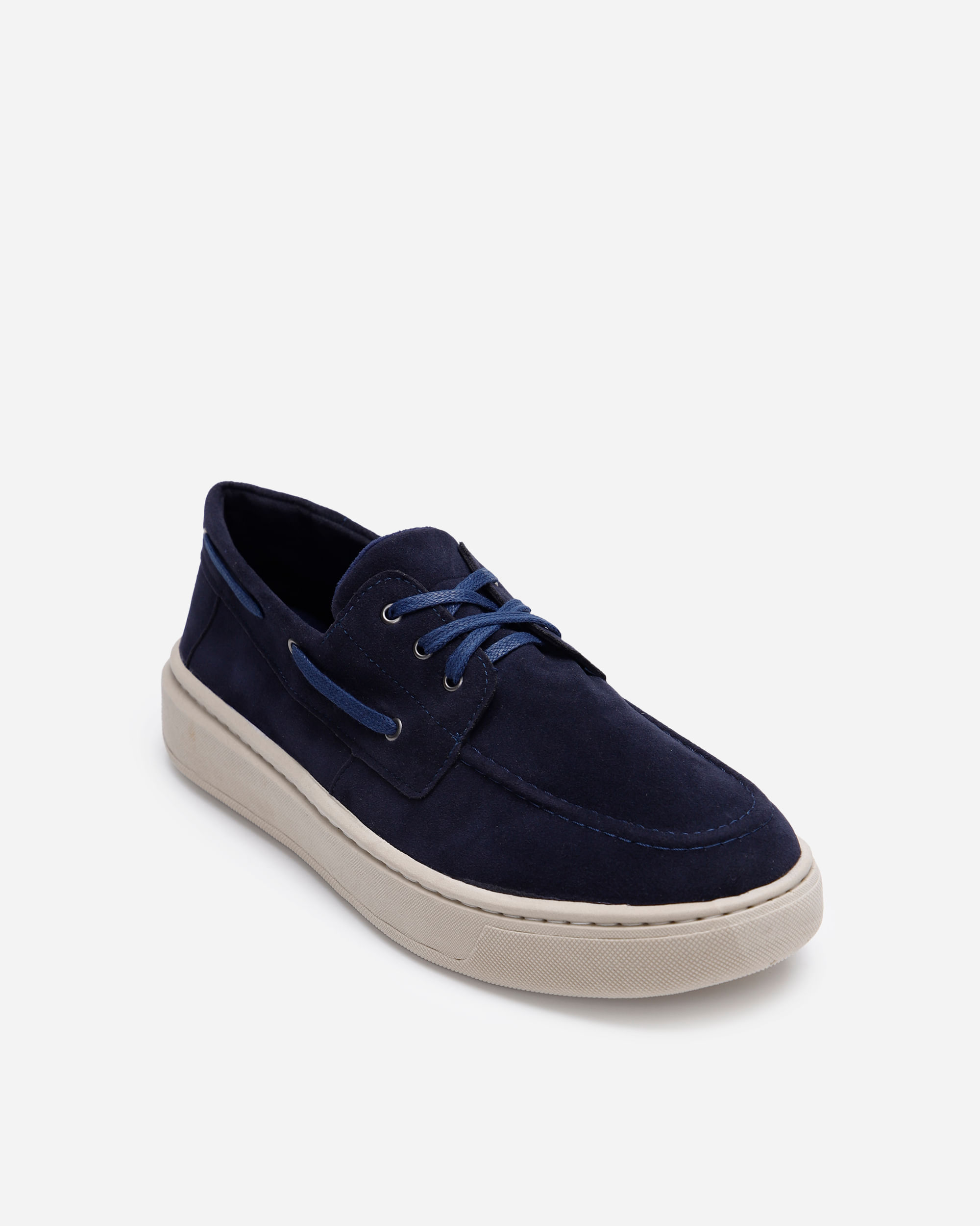 sapato dockside texturizado oneself azul