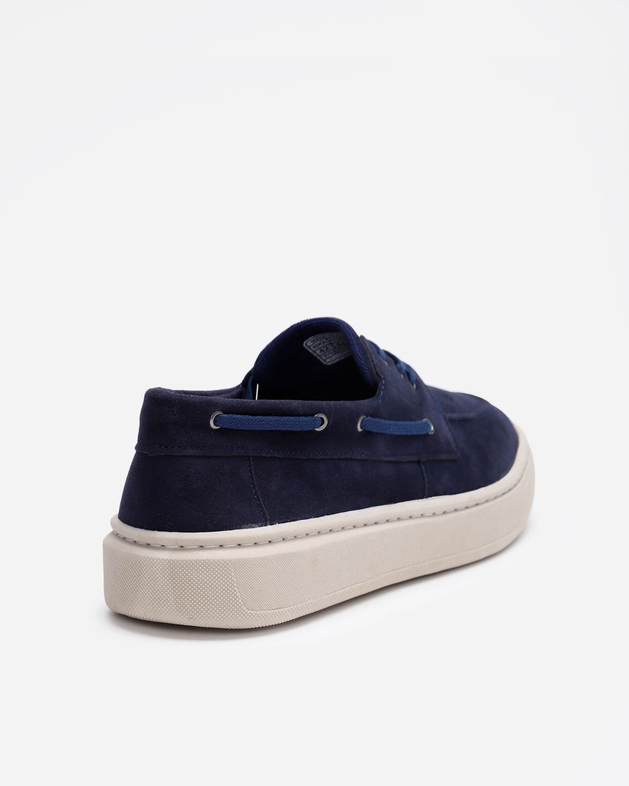 sapato dockside texturizado oneself azul