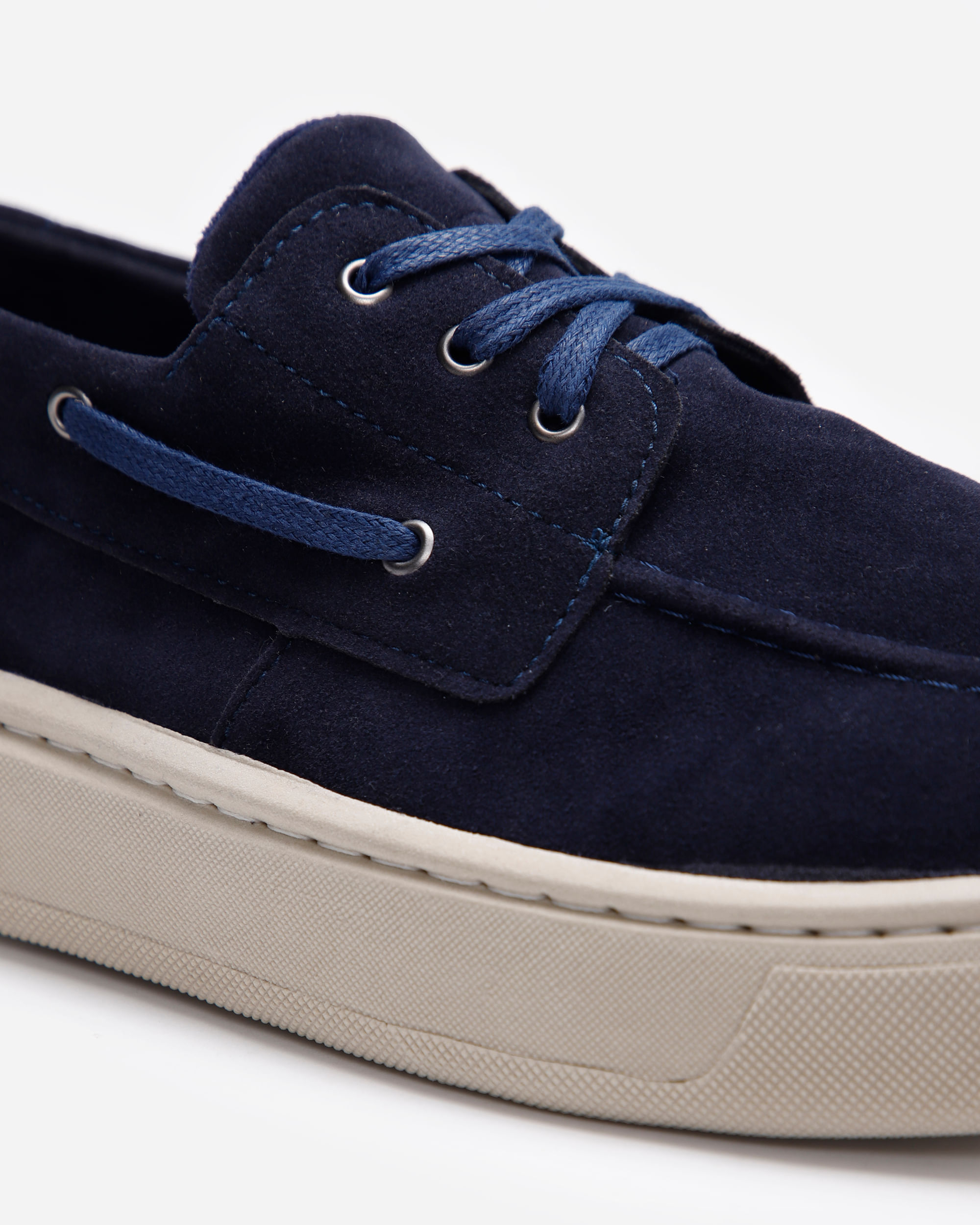 sapato dockside texturizado oneself azul