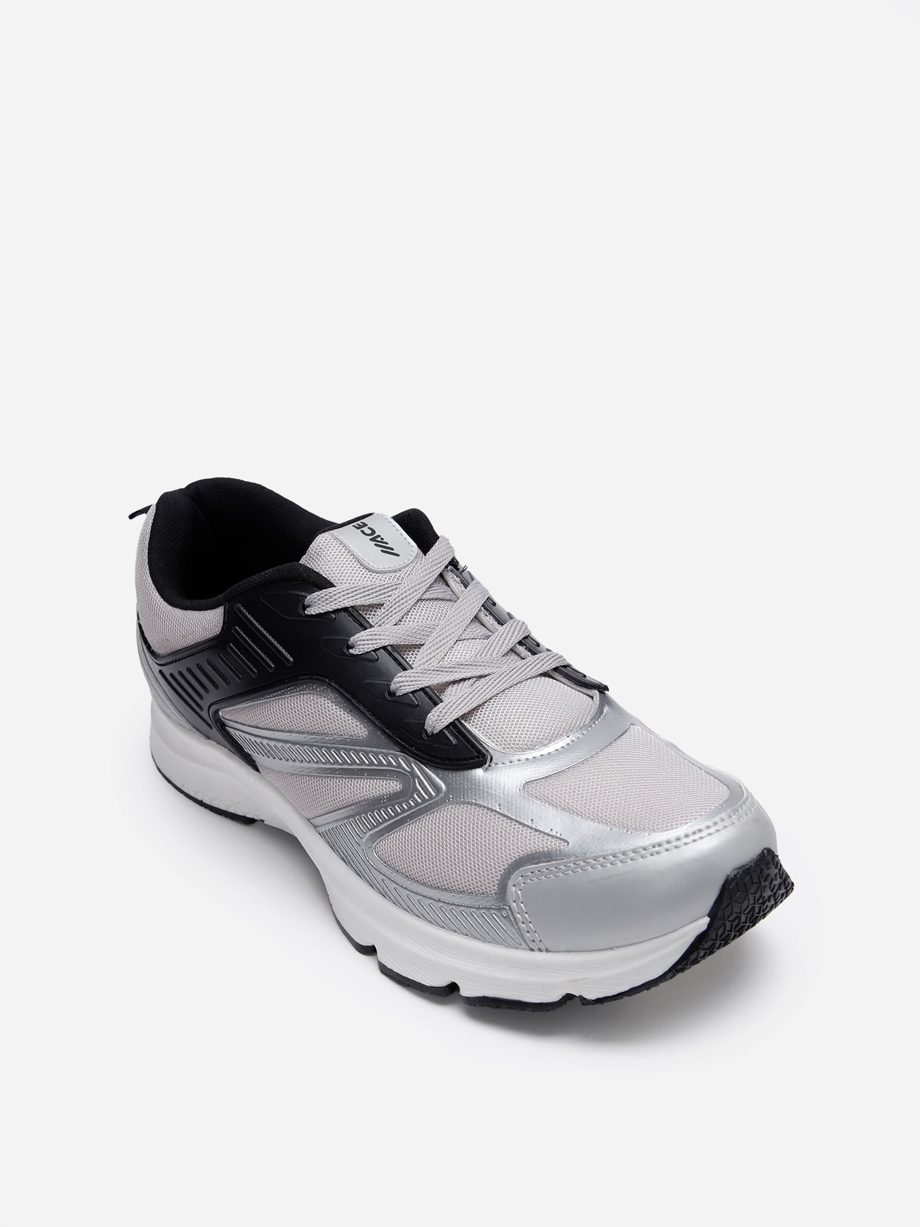 tênis esportivo ace com recortes cinza