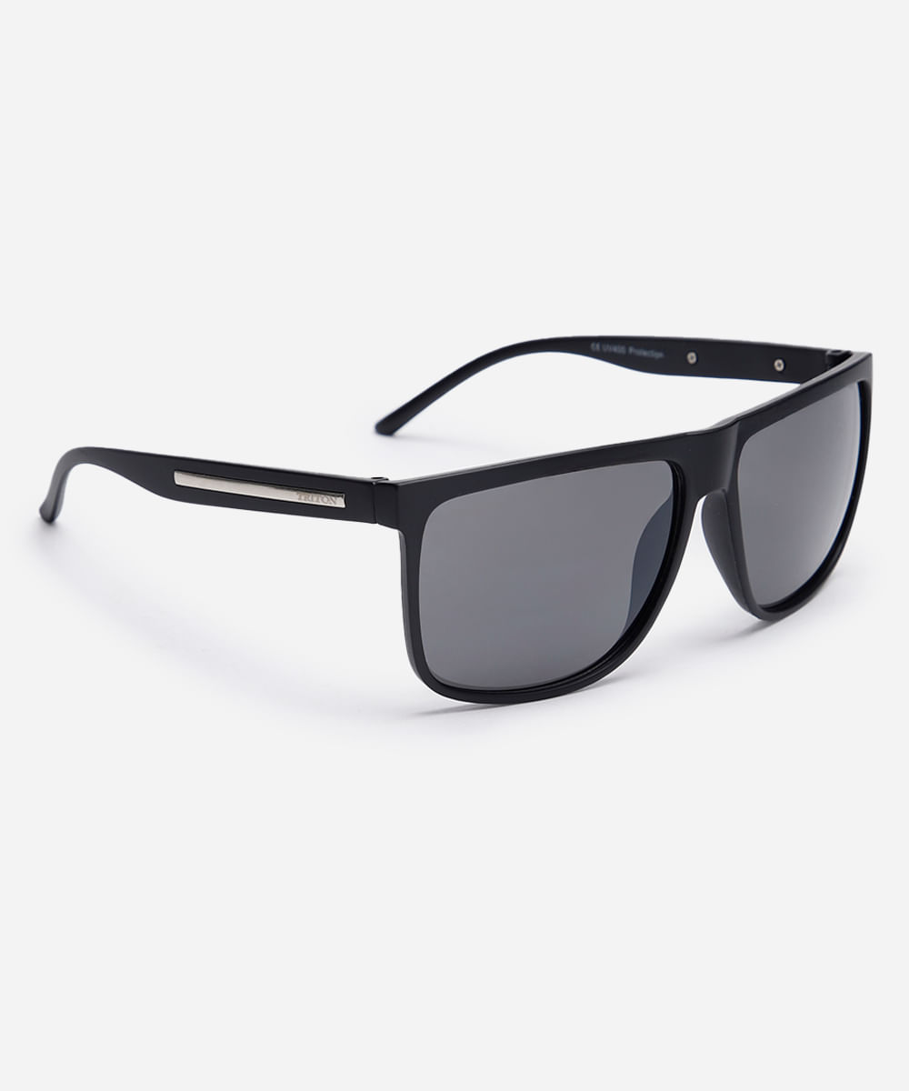 óculos de sol quadrado triton preto