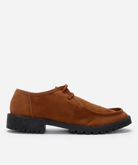 sapato dockside tratorado texturizado oneself marrom
