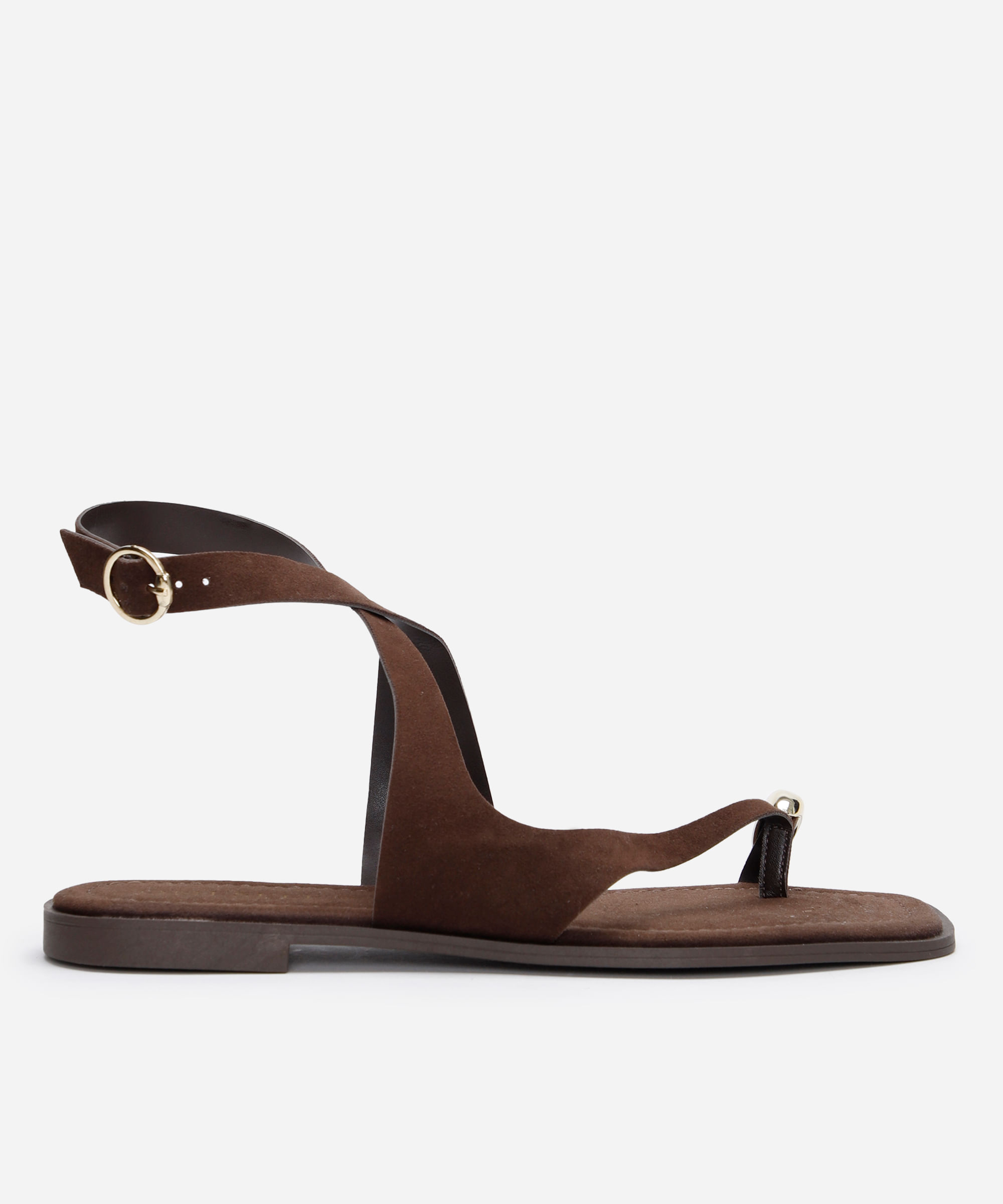 rasteirinha texturizada oneself marrom