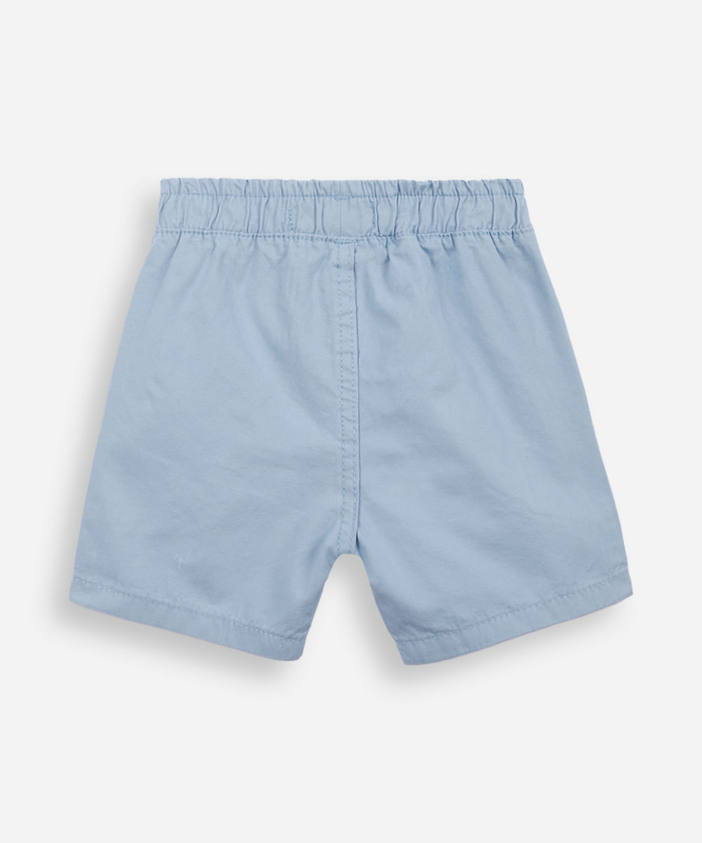 bermuda infantil sarja azul
