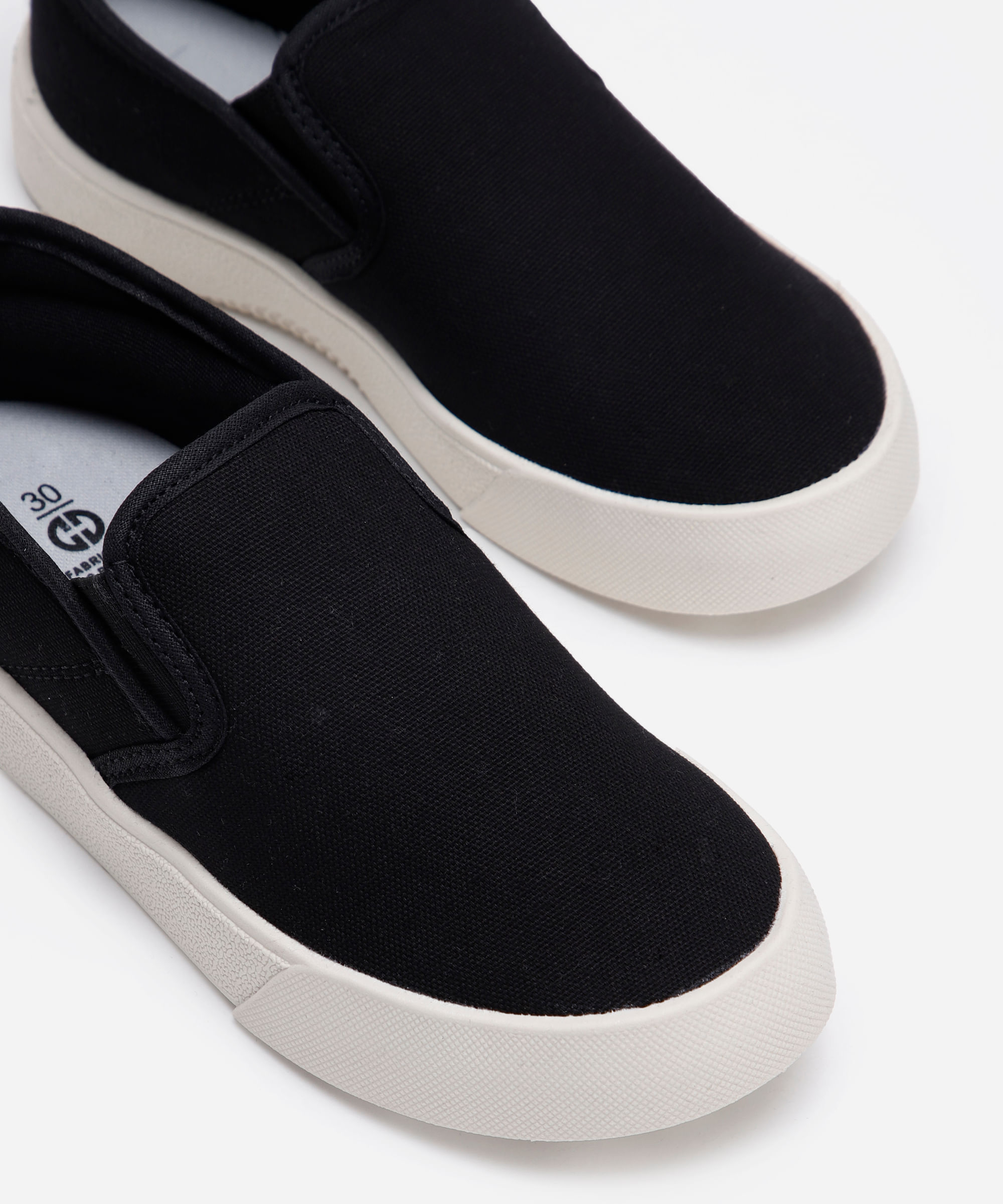 Tênis infantil slip on preto