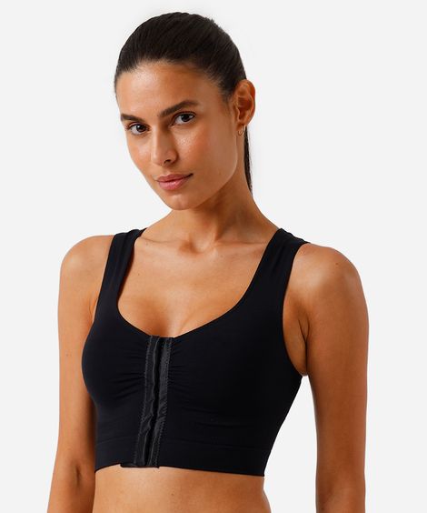 sutiã modelador cropped plié preto