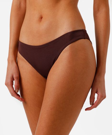 biquíni calcinha asa delta com proteção uv  marrom