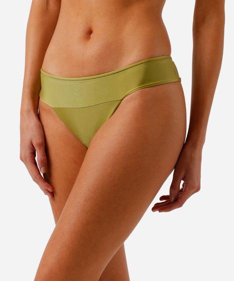 biquíni calcinha tanga com proteção uv verde