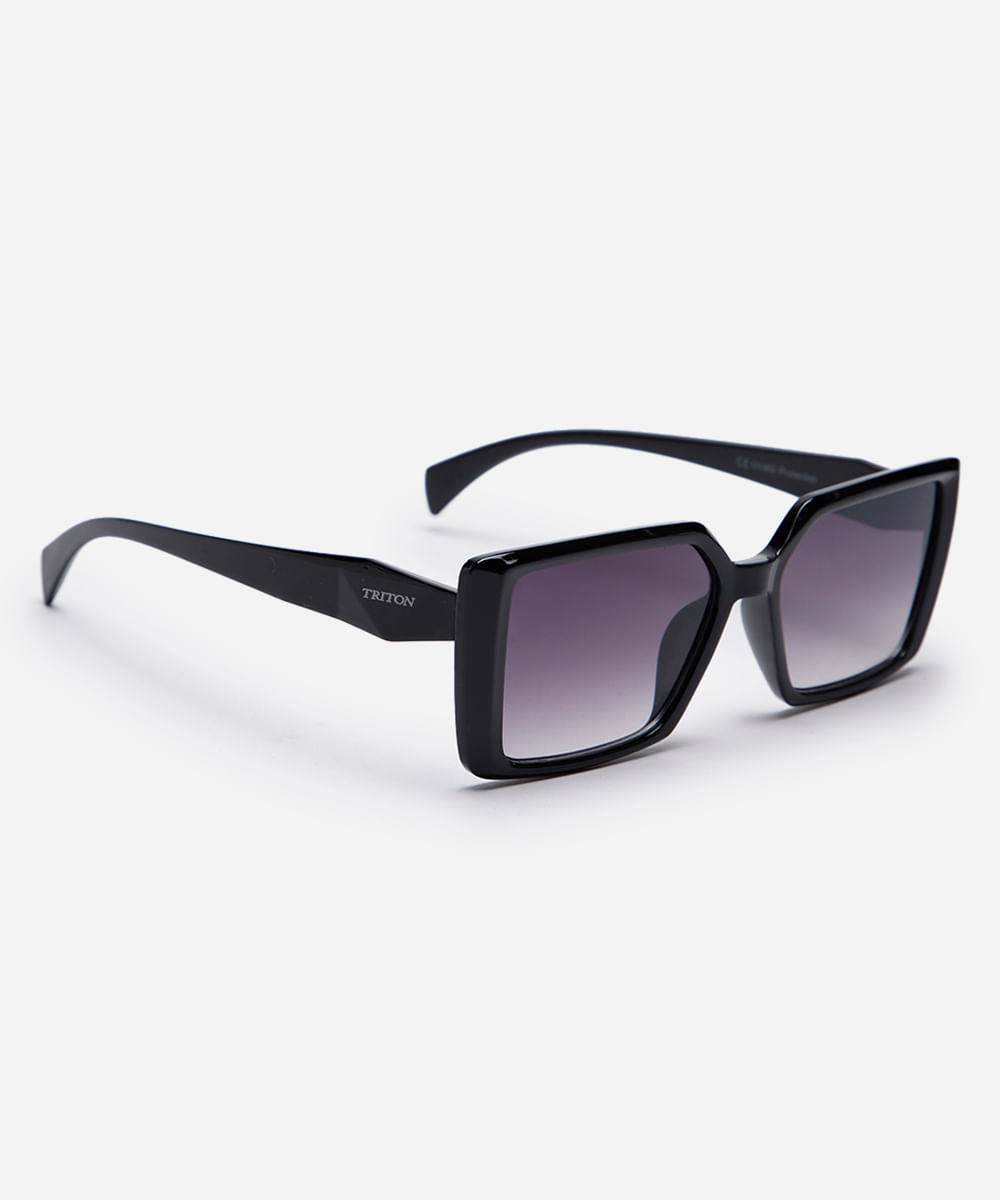 óculos de sol quadrado triton preto